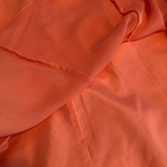 David’s Bridal Party or Going Out Strapless Coral Dress - Picture 6 of 10